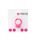Розовое силиконовое виброкольцо A-toys