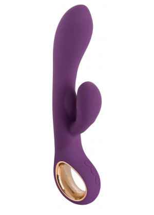 Фиолетовый вибростимулятор-кролик Rabbit Petit - 18,7 см.