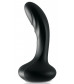 Черный массажер простаты Ultimate Silicone P-Spot Massager - 13,9 см.