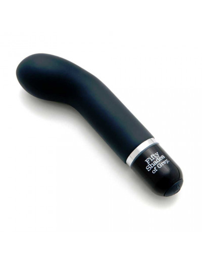 Черный силиконовый мини-вибратор Mini G-Spot Vibrator - 13,3 см.