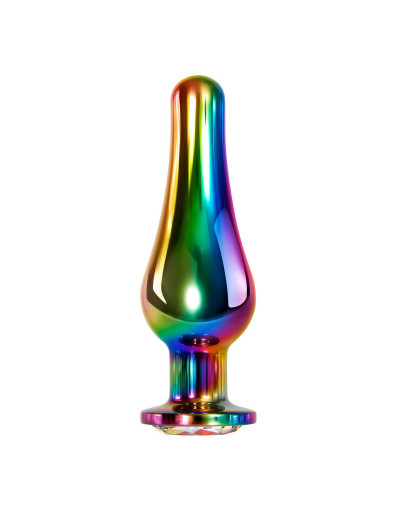 Радужная металлическая пробка Rainbow Metal Plug Large - 12,9 см.