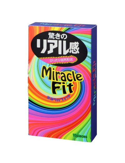 Презервативы Sagami Miracle Fit - 10 шт.