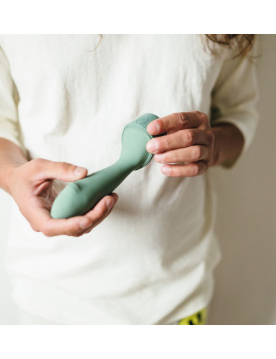 Зеленый стимулятор точки G Onda G-Spot Massager - 19,5 см.