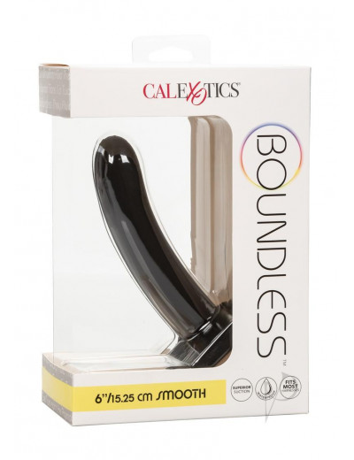 Черный анальный стимулятор Silicone Smooth Probe - 15,25 см.