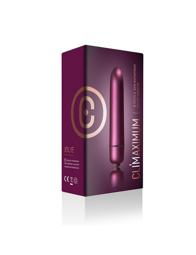 Фиолетовая вибропуля Climaximum Jolie - 8 см.