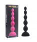 Черный анальный вибростимулятор Anal Beads L - 21,5 см.
