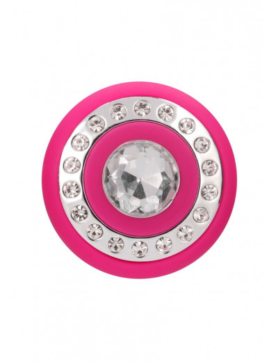 Розовый универсальный массажер Wand Pearl - 20 см.