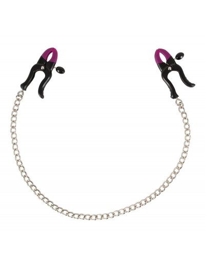 Зажимы на соски Silicone Nipple Clamps с цепочкой