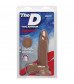 Фаллоимитатор-мулат The D Perfect D 7  Caramel - 17,8 см.