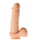 Телесный фаллоимитатор Macho Max - 21,5 см.