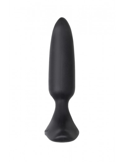 Черная анальная вибропробка HUSH 2 Size XS - 12,1 см.