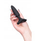 Черная анальная вибропробка HUSH 2 Size XS - 12,1 см.