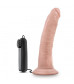 Телесный вибратор-реалистик Dr. Dave 7 Inch Vibrating Cock - 19 см.