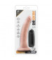 Телесный вибратор-реалистик Dr. Dave 7 Inch Vibrating Cock - 19 см.