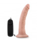 Телесный вибратор-реалистик Dr. Dave 7 Inch Vibrating Cock - 19 см.