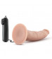 Телесный вибратор-реалистик Dr. Dave 7 Inch Vibrating Cock - 19 см.