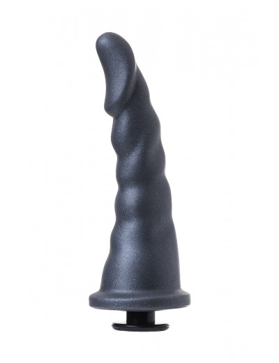Черная насадка для страпона Axel - 17,5 см.