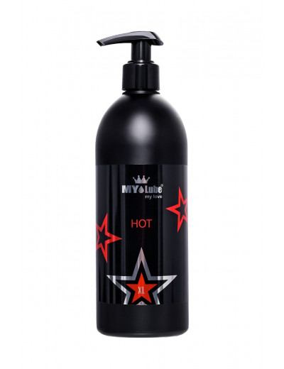 Разогревающий лубрикант на водной основе MyLube HOT - 500 мл.
