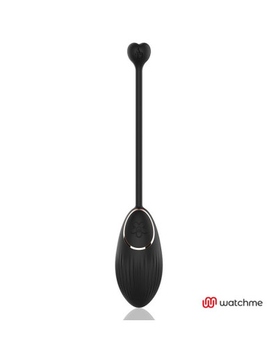 Черно-золотистое виброяйцо с пультом-часами Anne s Desire Vibro Egg Wireless Watchme