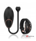 Черно-золотистое виброяйцо с пультом-часами Anne s Desire Vibro Egg Wireless Watchme