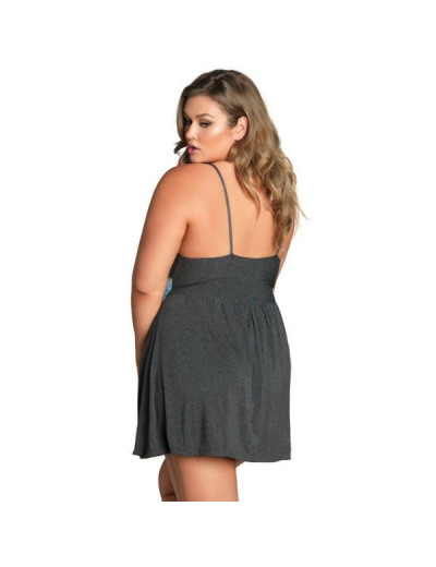Ночная рубашка с кружевной вставкой Jersey   Lace Slipdress