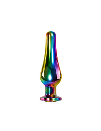 Радужная металлическая пробка Rainbow Metal Plug Medium - 11,1 см.