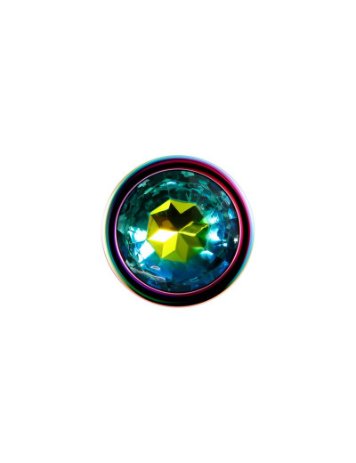 Радужная металлическая пробка Rainbow Metal Plug Medium - 11,1 см.