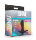 Черный анальный вибратор Silicone Vibrating Prostate Massager 01 - 10,8 см.
