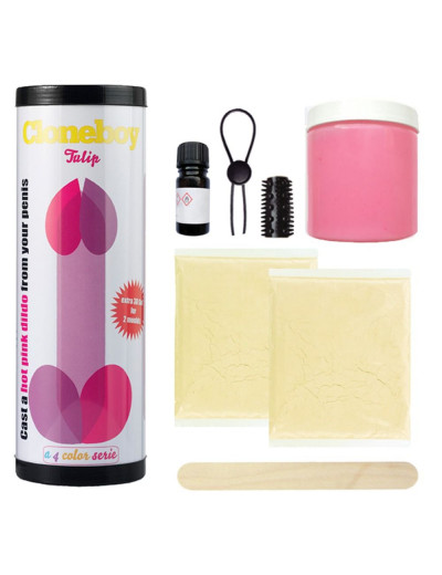 Набор для создания слепка пениса Cloneboy Tulip Hot Pink