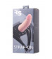 Телесный страпон на трусиках Realstick Jax - 17,9 см.