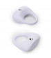 Белое эрекционное кольцо LIT-UP SILICONE STIMU RING 7