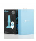 Голубая вибропробка с ротацией шариков RIMMING REMOTE CONTROL PLUG TEAL - 15,2 см.