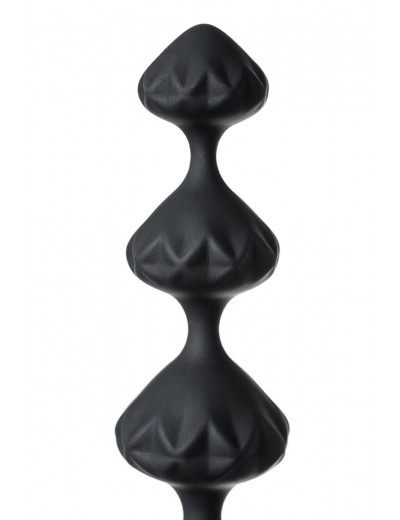Набор из 2 чёрных анальных цепочек Satisfyer Love Beads