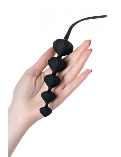 Набор из 2 чёрных анальных цепочек Satisfyer Love Beads