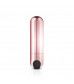 Золотистая вибропуля Rosy Gold Bullet Vibrator - 7,5 см.