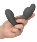 Серый стимулятор простаты Remote Control Inflatable Probe с вибрацией и функцией расширения - 11,5 см.