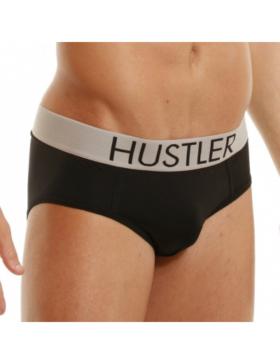 Мужские брифы HUSTLER на широкой резинке из микрофибры