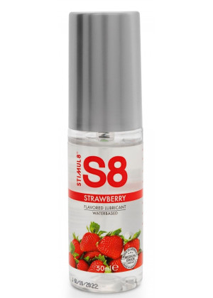 Лубрикант S8 Flavored Lube со вкусом клубники - 50 мл.