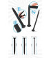 Набор из 3 винтовых уретральных плагов Screw Dilator