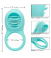 Голубое эрекционное виброкольцо Silicone Rechargeable French Kiss Enhancer