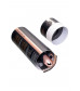Черный вибратор Waname D-Splash Stream - 21 см.
