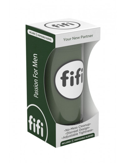 Зеленый нереалистичный мастурбатор FIFI MALE