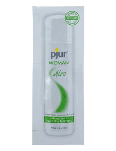 Лубрикант на водной основе pjur WOMAN Aloe - 2 мл.