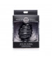 Большая черная анальная пробка Hive Ass Tunnel Silicone Ribbed Hollow Anal Plug Large - 9,65 см.