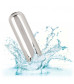 Серебристая перезаряжаемая вибропуля Rechargeable Hideaway Bullet - 7,5 см.