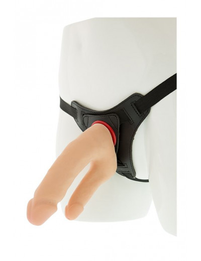 Страпон с двумя фаллосами REALSTUFF DOUBLE PENETRATOR HARNESS
