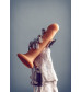 Телесный фаллос на присоске Silicone Bendable Dildo XL - 20 см.