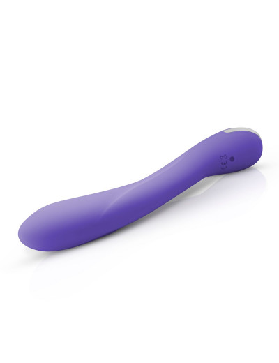 Фиолетовый вибратор для G-стимуляции Lici G-Spot Vibrator - 22,5 см.