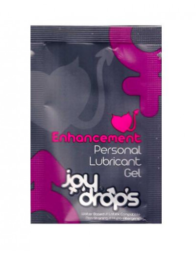 Пробник возбуждющей женской смазки на водной основе JoyDrops Enhancement - 5 мл.