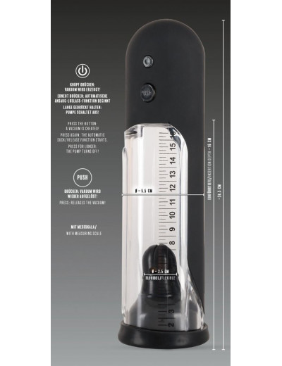 Автоматическая вакуумная помпа для пениса Rebel Automatic Pump